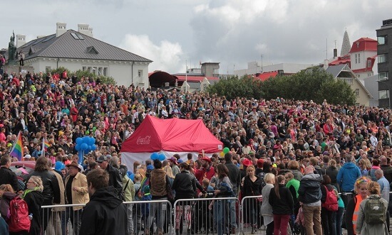 parada równości Reykjavik